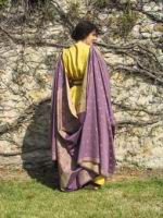 100, Rome - Costume feminin (1er) - Stola jaune, Palla mauve (www.ladamedatours.com)